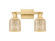 Arcadia Two Light Bath Vanity in Satin Gold (405|716-2W-SG-G559-5ME)