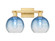 Arcadia Two Light Bath Vanity in Satin Gold (405|716-2W-SG-G483-8SB)