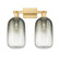 Arcadia Two Light Bath Vanity in Satin Gold (405|716-2W-SG-G482-7SL)