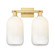 Arcadia Two Light Bath Vanity in Satin Gold (405|716-2W-SG-G482-7OP)