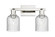 Arcadia Two Light Bath Vanity in Polished Nickel (405|716-2W-PN-G559-5SDY)