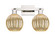 Arcadia Two Light Bath Vanity in Polished Nickel (405|716-2W-PN-G458-7ME)