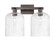 Arcadia Two Light Bath Vanity in Oil Rubbed Bronze (405|716-2W-OB-G559-8SDY)