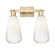 Arcadia Two Light Bath Vanity in Champagne Bronze (405|716-2W-CB-G480-6OP)