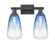 Arcadia Two Light Bath Vanity in Matte Black (405|716-2W-BK-G480-6SB)