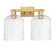 Arcadia Two Light Bath Vanity in Brushed Brass (405|716-2W-BB-G559-8SDY)