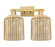 Arcadia Two Light Bath Vanity in Brushed Brass (405|716-2W-BB-G559-8ME)