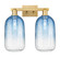Arcadia Two Light Bath Vanity in Brushed Brass (405|716-2W-BB-G482-7SB)