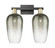 Arcadia Two Light Bath Vanity in Black Antique Brass (405|716-2W-BAB-G484-7SL)