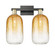 Arcadia Two Light Bath Vanity in Black Antique Brass (405|716-2W-BAB-G482-7AM)