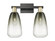 Arcadia Two Light Bath Vanity in Black Antique Brass (405|716-2W-BAB-G480-6SL)