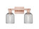 Arcadia Two Light Bath Vanity in Antique Copper (405|716-2W-AC-G559-5SM)
