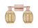 Arcadia Two Light Bath Vanity in Antique Copper (405|716-2W-AC-G459-6ME)