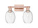 Arcadia Two Light Bath Vanity in Antique Copper (405|716-2W-AC-G459-6CL)