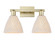 Arcadia Two Light Bath Vanity in Antique Brass (405|716-2W-AB-NBD-75-NAT)