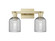 Arcadia Two Light Bath Vanity in Antique Brass (405|716-2W-AB-G559-5SM)