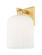 Arcadia One Light Wall Sconce in Satin Gold (405|716-1W-SG-G559-8GWH)