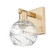 Arcadia One Light Wall Sconce in Champagne Bronze (405|716-1W-CB-G1213-6CL)