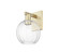 Arcadia One Light Wall Sconce in Antique Brass (405|716-1W-AB-G458-7CL)