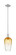 Arcadia One Light Mini Pendant in Brushed Satin Nickel (405|716-1S-SN-G484-7AM)
