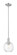 Arcadia One Light Pendant in Brushed Satin Nickel (405|716-1S-SN-G458-7CL)