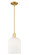 Arcadia One Light Mini Pendant in Satin Gold (405|716-1S-SG-G559-8GWH)