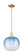 Arcadia One Light Mini Pendant in Satin Gold (405|716-1S-SG-G481-10SB)