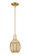 Arcadia One Light Mini Pendant in Satin Gold (405|716-1S-SG-G459-6ME)