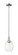 Arcadia One Light Mini Pendant in Polished Nickel (405|716-1S-PN-G459-6CL)