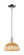 Arcadia One Light Mini Pendant in Polished Chrome (405|716-1S-PC-NBD2-9-NAT)