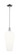 Arcadia One Light Mini Pendant in Polished Chrome (405|716-1S-PC-G456-8WH)
