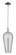 Arcadia One Light Mini Pendant in Polished Chrome (405|716-1S-PC-G456-8SM)