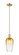 Arcadia One Light Mini Pendant in Champagne Bronze (405|716-1S-CB-G484-7AM)