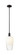 Arcadia One Light Mini Pendant in Matte Black (405|716-1S-BK-G484-7OP)
