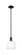 Arcadia One Light Pendant in Matte Black (405|716-1S-BK-G483-8OP)