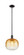 Arcadia One Light Mini Pendant in Matte Black (405|716-1S-BK-G481-10AM)