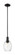 Arcadia One Light Mini Pendant in Matte Black (405|716-1S-BK-G459-6CL)