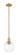Arcadia One Light Mini Pendant in Brushed Brass (405|716-1S-BB-G458-7CL)