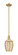 Arcadia One Light Mini Pendant in Brushed Brass (405|716-1S-BB-G457-6ME)
