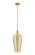 Arcadia One Light Mini Pendant in Brushed Brass (405|716-1S-BB-G456-8ME)