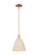 Arcadia One Light Mini Pendant in Antique Copper (405|716-1S-AC-NBD-9-NAT)