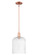 Arcadia One Light Mini Pendant in Antique Copper (405|716-1S-AC-G559-8SDY)