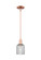 Arcadia One Light Mini Pendant in Antique Copper (405|716-1S-AC-G559-5SM)