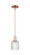 Arcadia One Light Mini Pendant in Antique Copper (405|716-1S-AC-G559-5SDY)