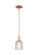 Arcadia One Light Mini Pendant in Antique Copper (405|716-1S-AC-G559-5CL)