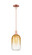 Arcadia One Light Mini Pendant in Antique Copper (405|716-1S-AC-G482-7AM)