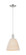 Arcadia One Light Mini Pendant in Brushed Satin Nickel (405|716-1P-SN-NBD-9-NAT)