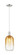 Arcadia One Light Mini Pendant in Brushed Satin Nickel (405|716-1P-SN-G482-7AM)