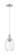 Arcadia One Light Mini Pendant in Brushed Satin Nickel (405|716-1P-SN-G459-6CL)
