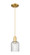 Arcadia One Light Mini Pendant in Satin Gold (405|716-1P-SG-G559-5SDY)